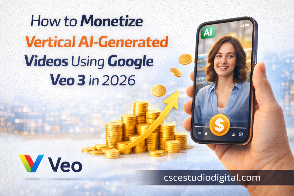 How to Monetize Vertical AI-Generated Videos Using Google Veo 3 in 2026