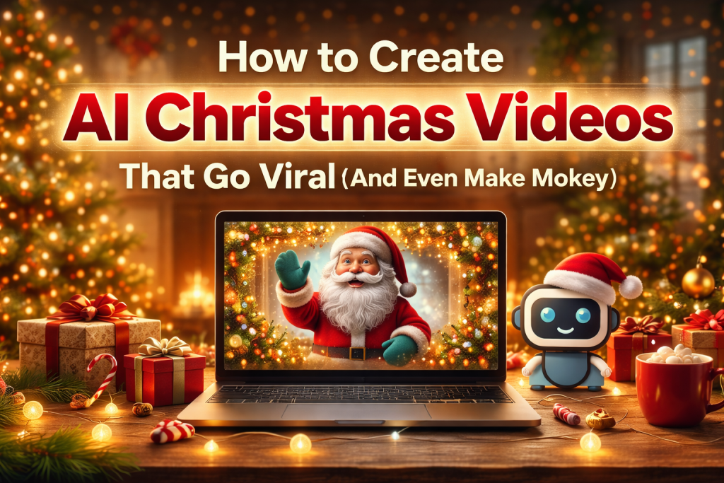 Create AI Christmas Videos,AI Christmas videos,AI video creation,Christmas video marketing,AI video tools,Seasonal content creation, (2)