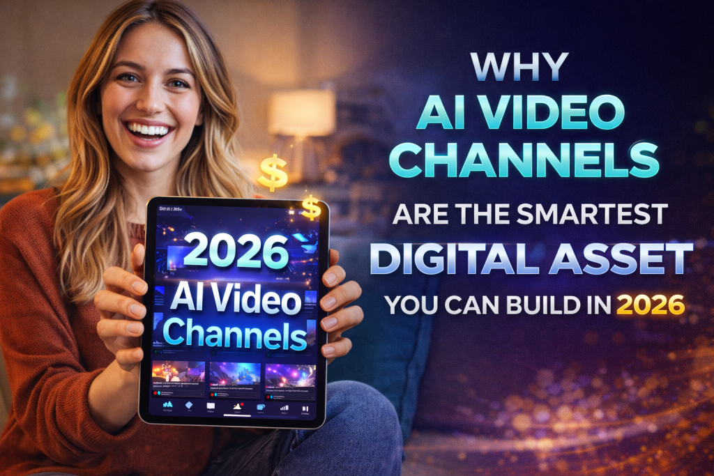 AI video channels,digital assets 2026,AI content creation,faceless video business,AI video monetization,automated online income,
