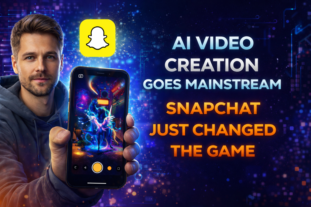 AI video tools,creator economy AI,AI video systems,digital assets online,future of content creation,ai news, snapchat video creation