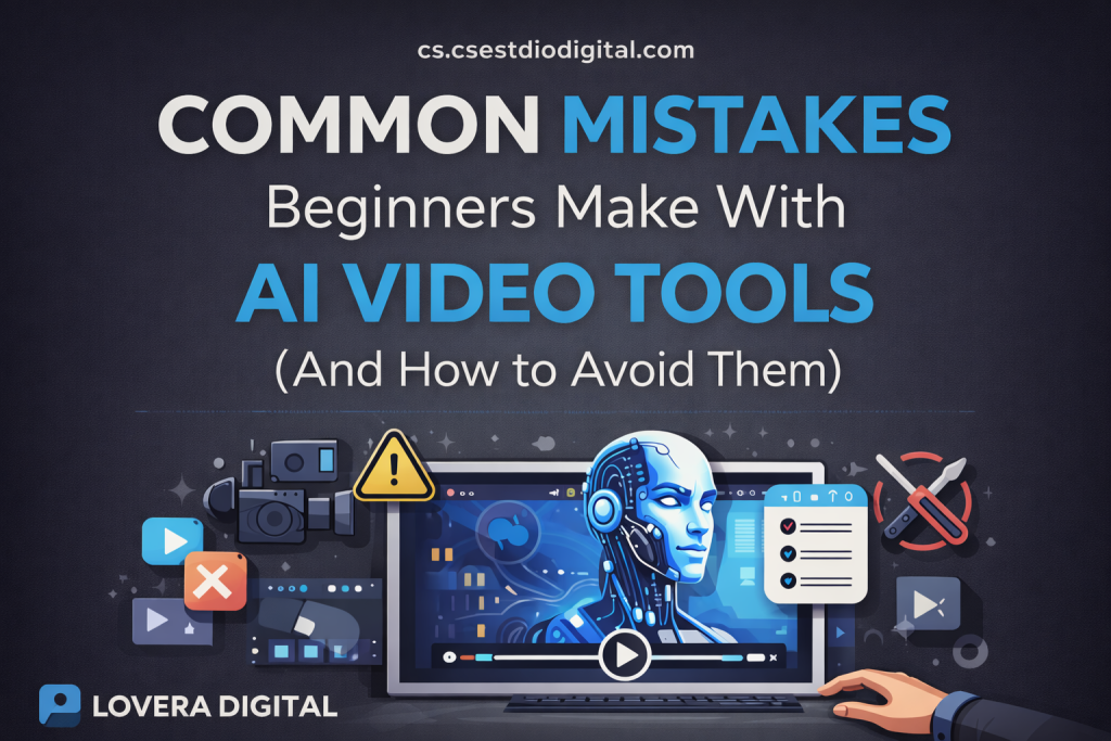 AI video tools,AI video creation,common AI video mistakes,AI video beginners,AI video editing software,AI-generated videos,