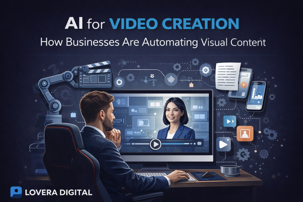ai for video creation, ai video creation, ai video automation, ai video tools for business, automated video creation, business video automation, ai powered video creation