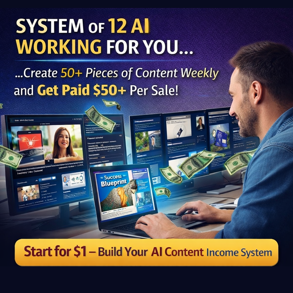 AI content automation,AI income system,automated content creation,make money with AI,AI video marketing,passive income with AI,