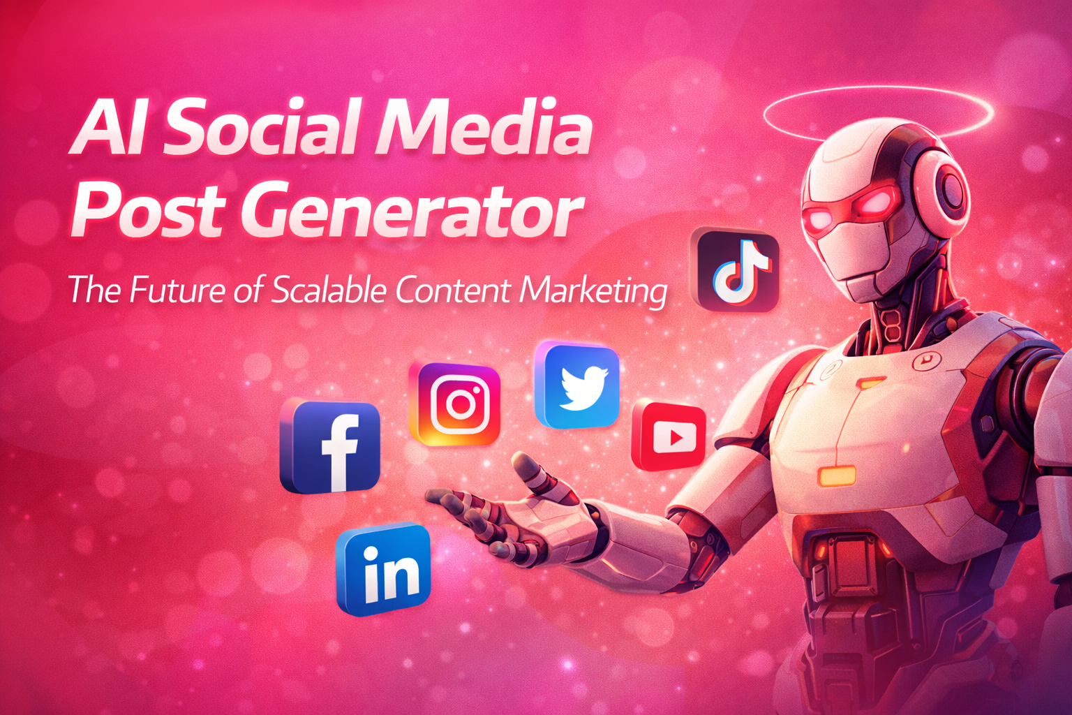 ai social media post generator, ai content automation, ai marketing tools, social media automation, ai copywriting software, content marketing with ai,