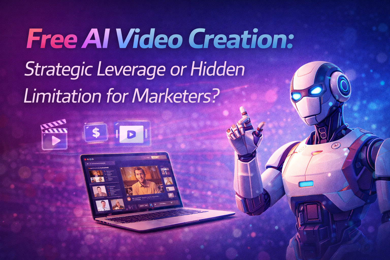 free AI video creation, AI video tools, AI video marketing strategy, AdSense video monetization, AI video workflow, AI content repurposing, scalable video marketing, AI video for bloggers