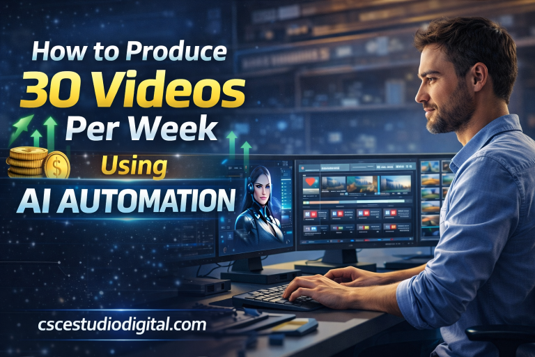 produce videos with AI, AI video automation, scale video production, automated video workflow,