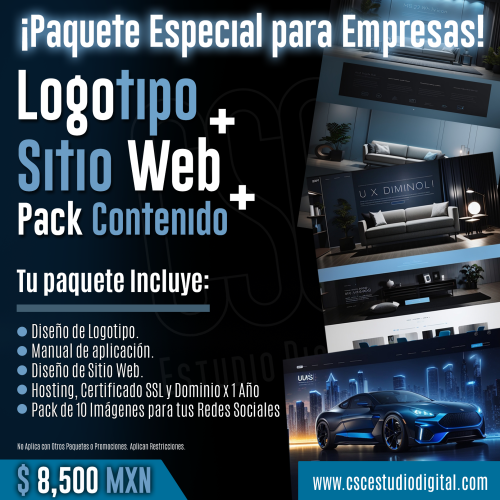 Promo paquete logo y sitio web 2023 blat